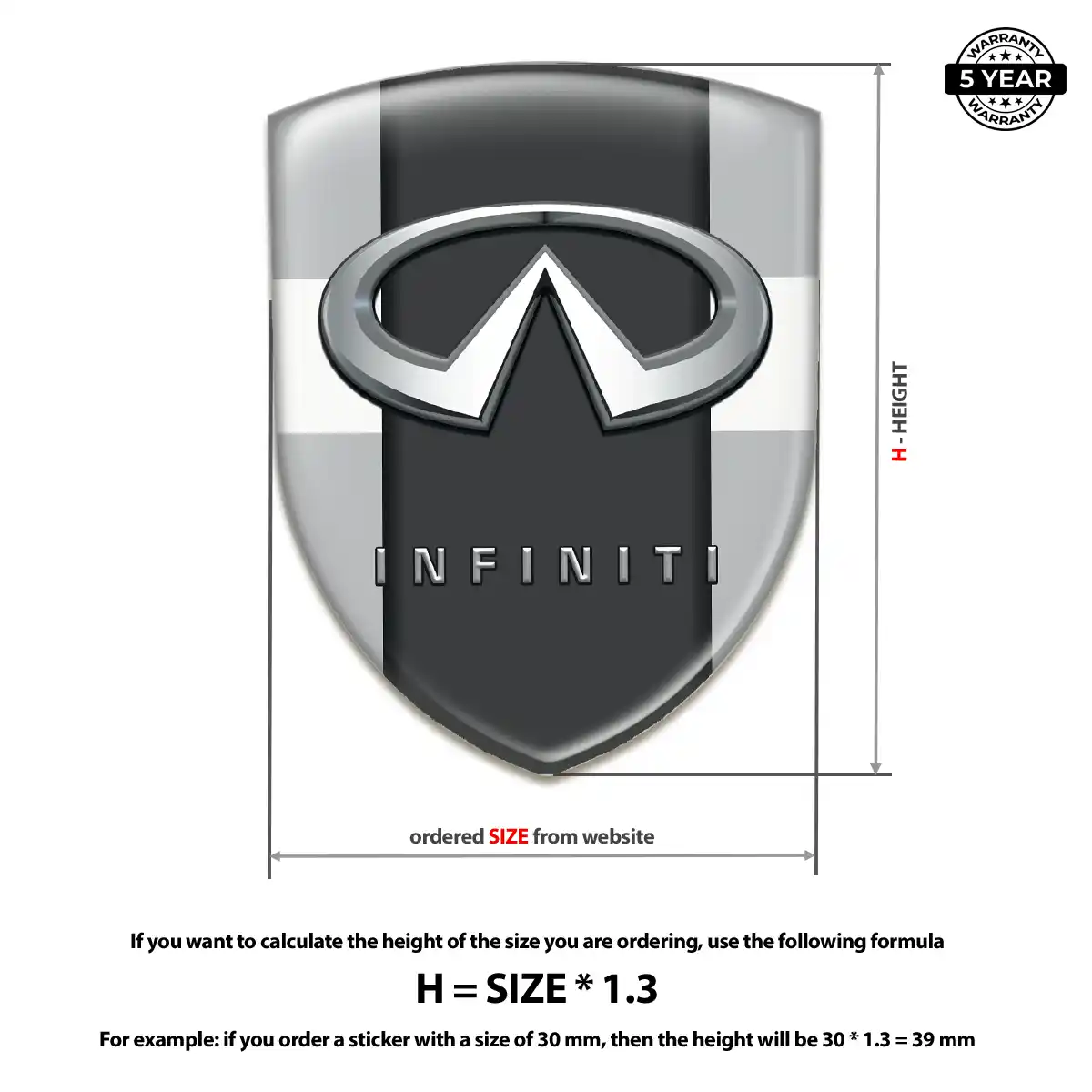 Infiniti Emblem Logo Badge Performance Style