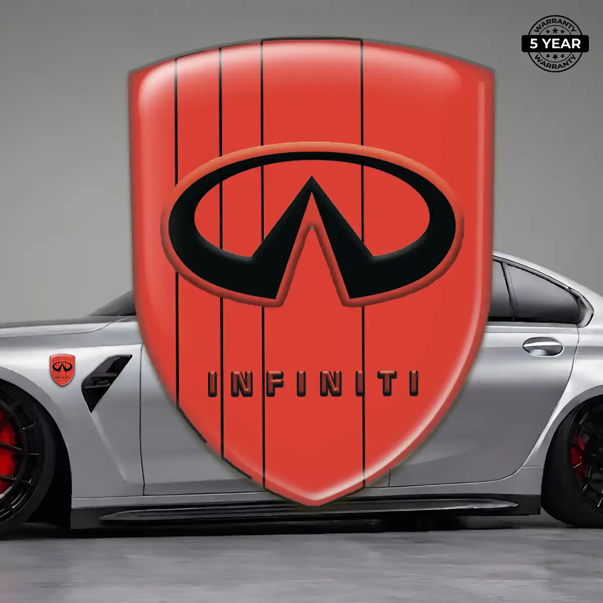 Infiniti Emblem Logo Badge Premium Dome