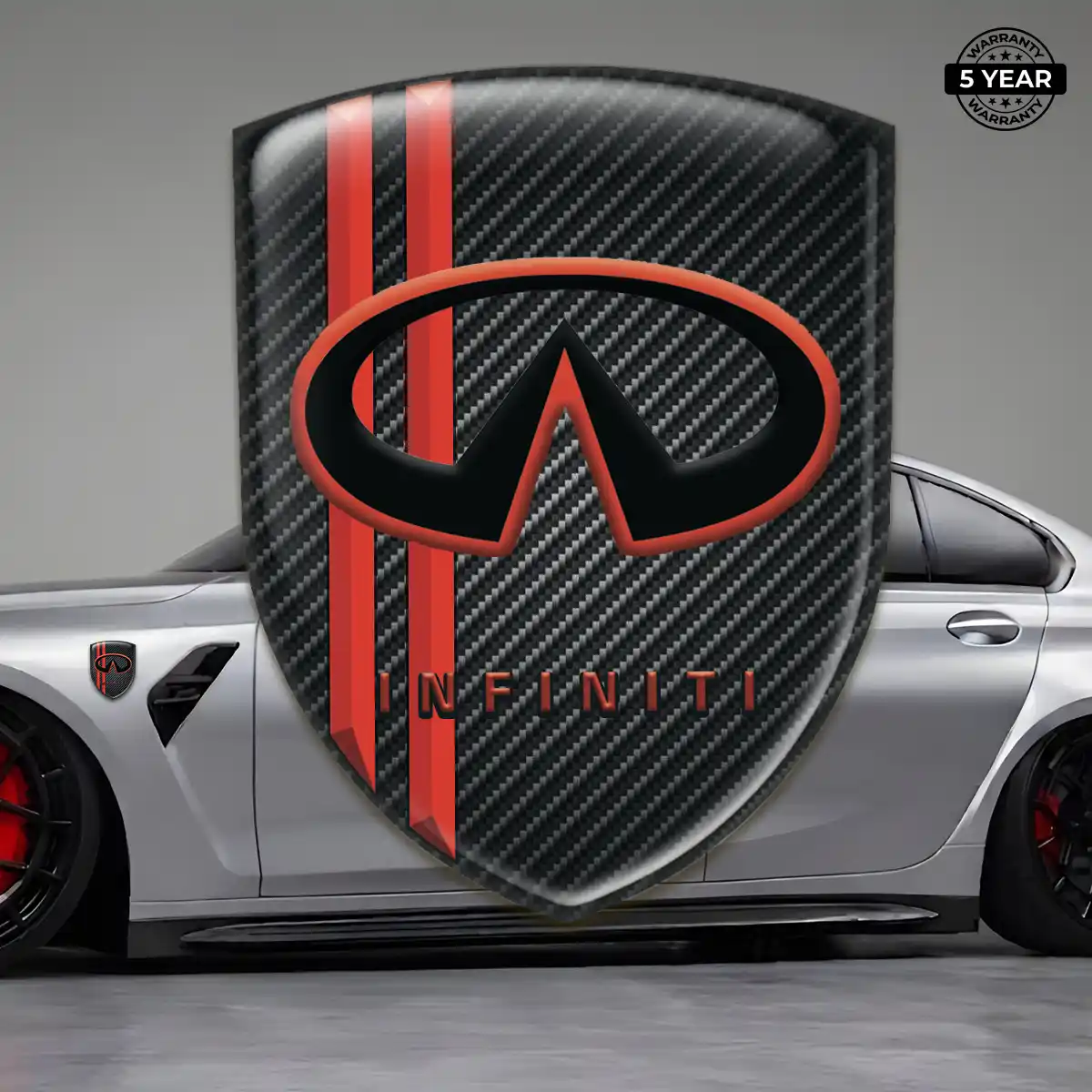 Infiniti Emblem Logo Badge Resin Luxe