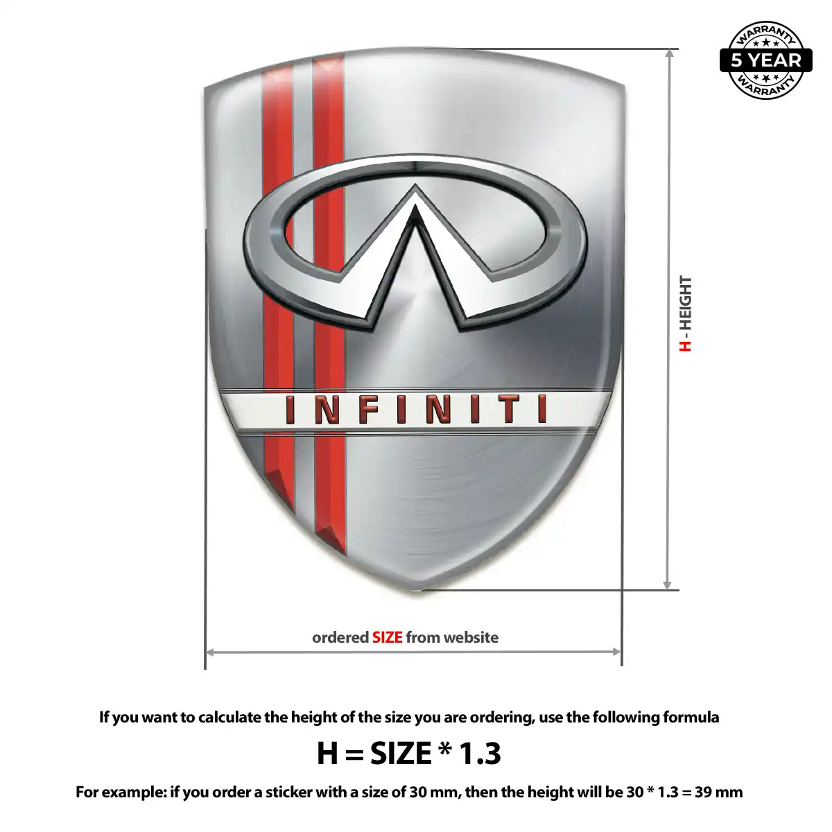 Infiniti Emblem Logo Badge Sleek Style