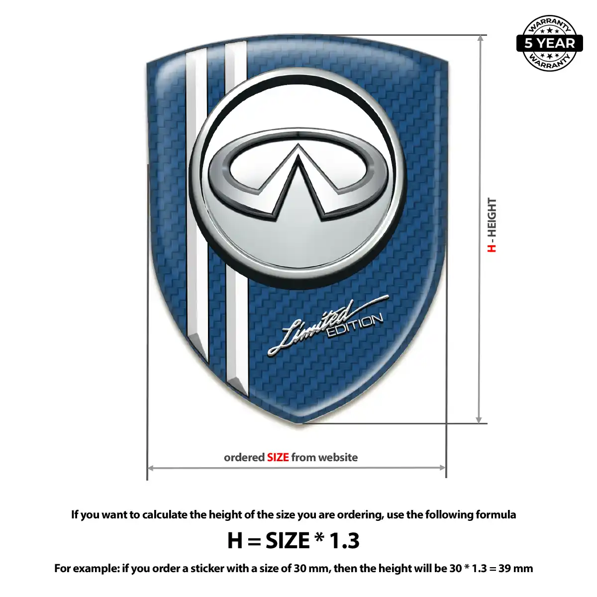 Infiniti Emblem Logo Badge Sport Tuning
