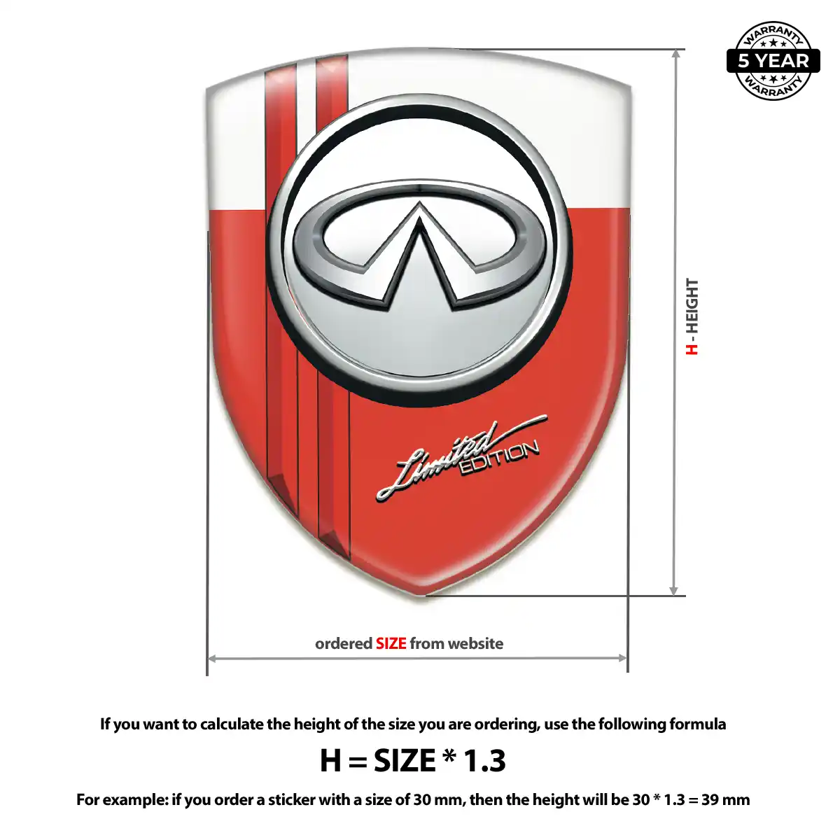 Infiniti Emblem Logo Badge Superior Craft