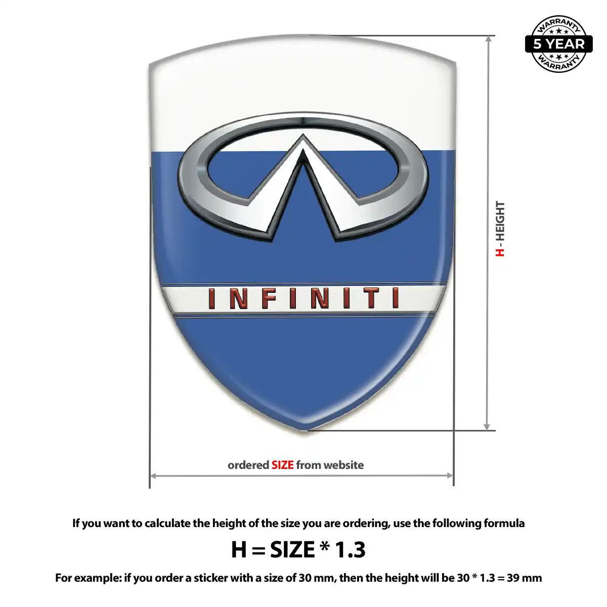 Infiniti Emblem Logo Cabin Style
