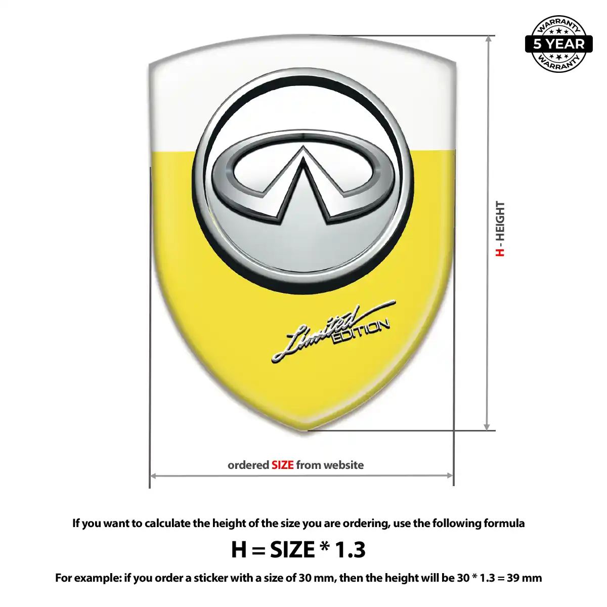 Infiniti Emblem Logo Noble Edition
