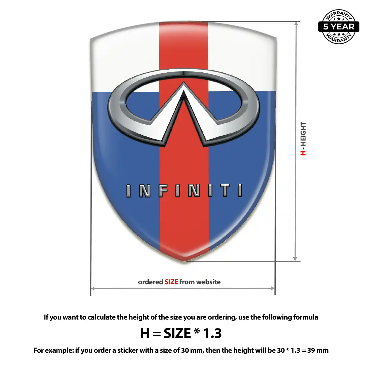 Infiniti Emblem Logo Resin Elite