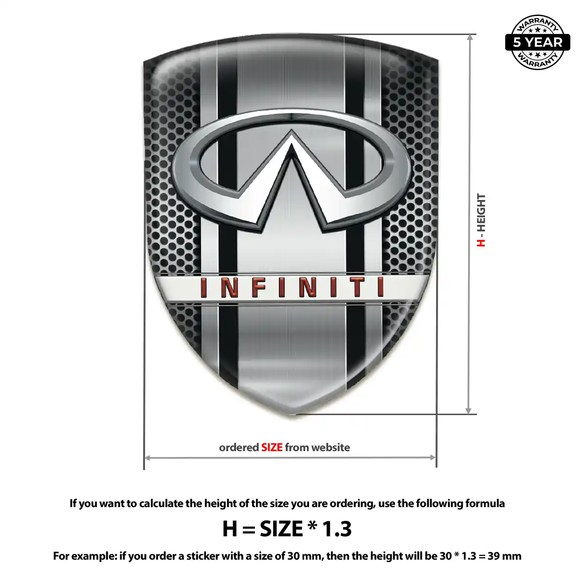Infiniti Emblem Logo Sport Tuning