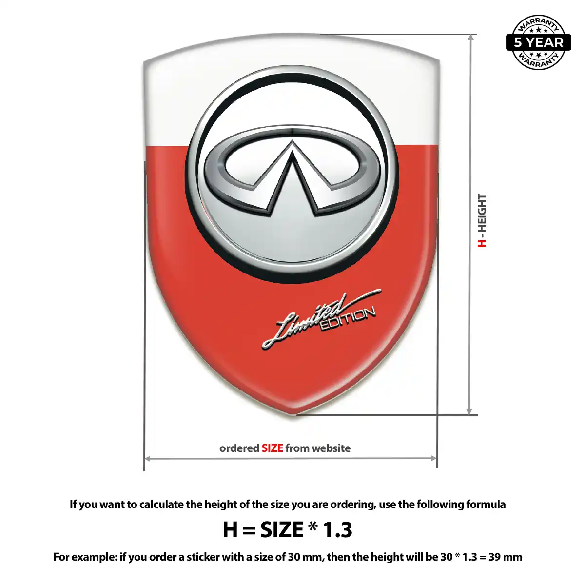 Infiniti Emblem Logo Superior Craft