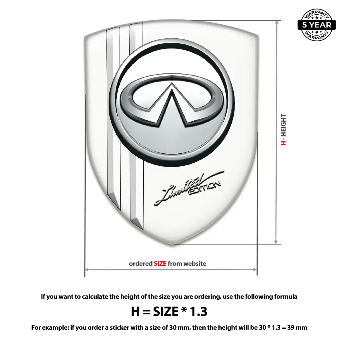 Infiniti Emblem Resin Luxe