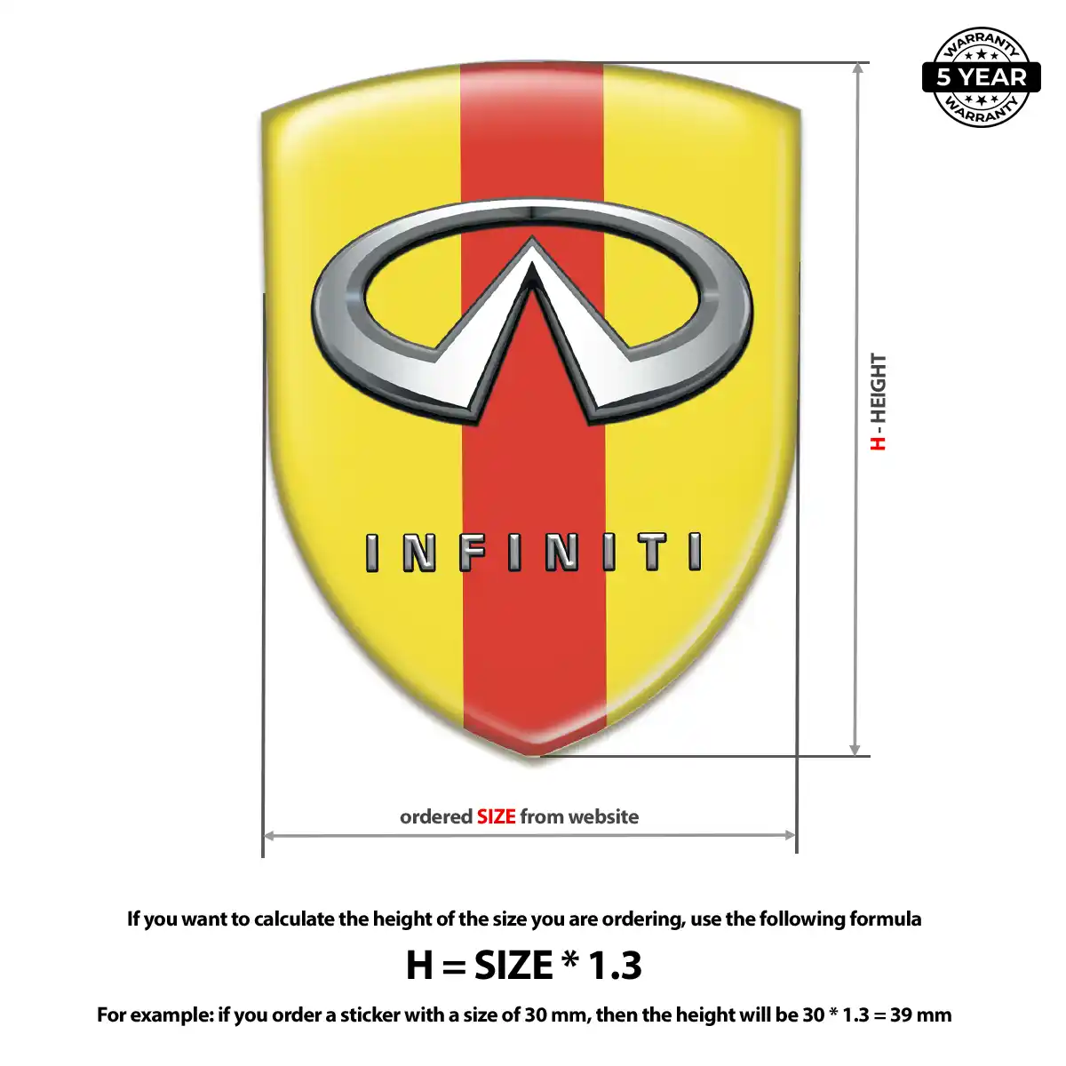Infiniti Emblem Shield Deluxe Edition