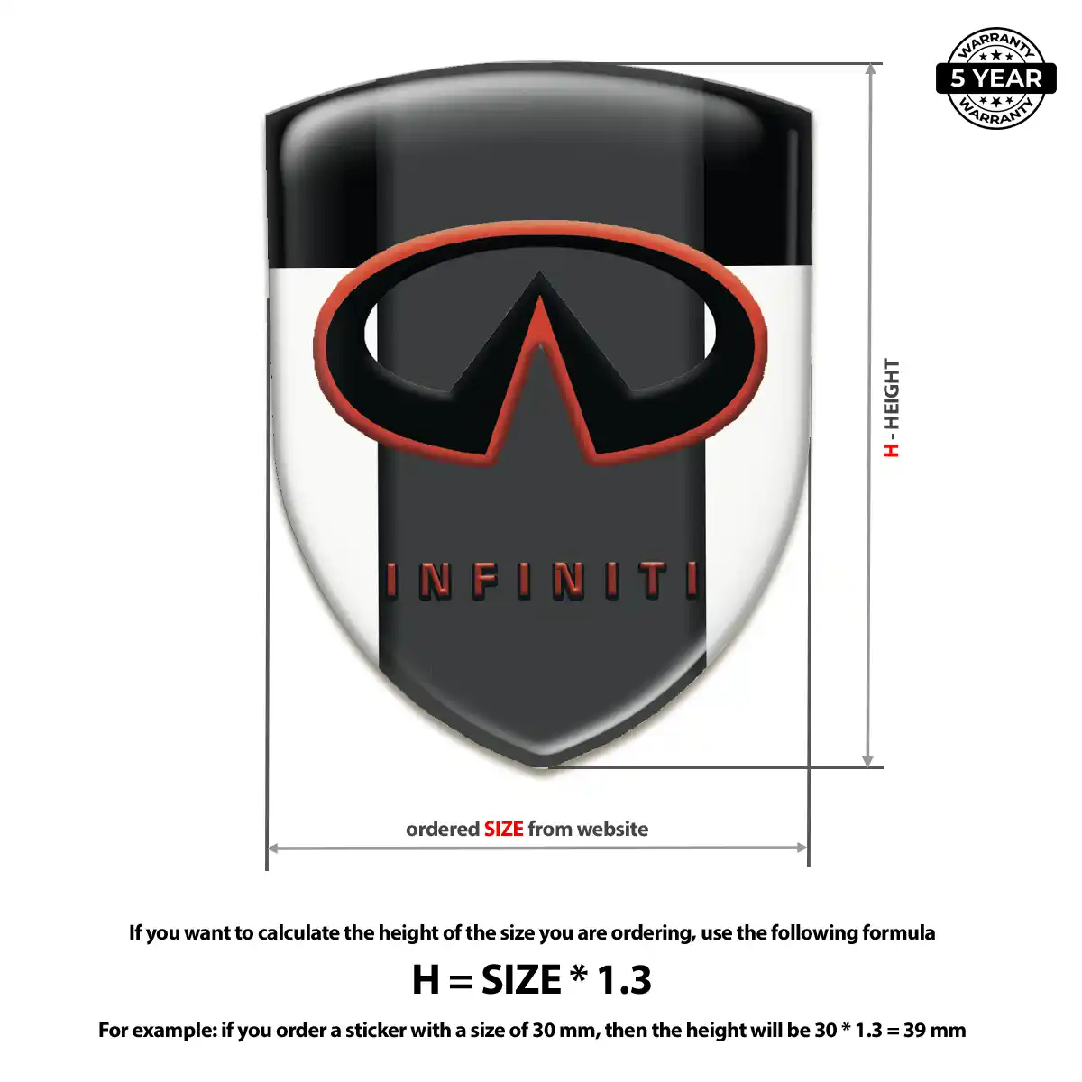 Infiniti Emblem Shield Exterior Luxe