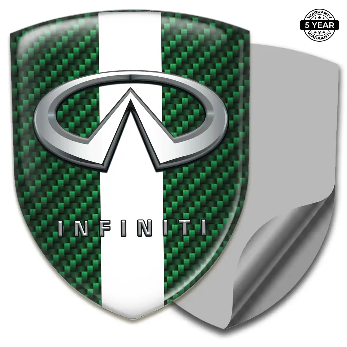 Infiniti Emblem Shield Premium Dome