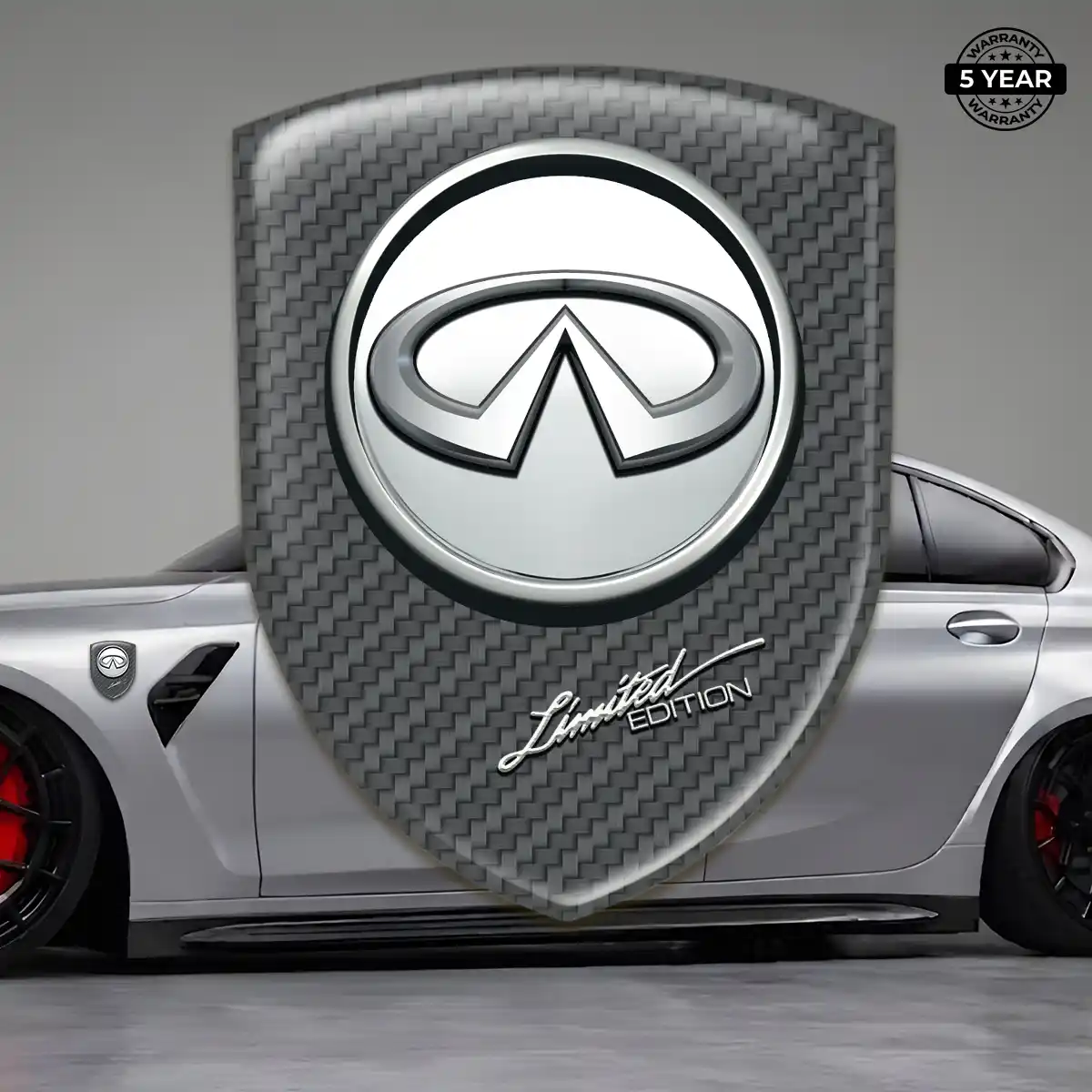 Infiniti Emblem Shield Sleek Style