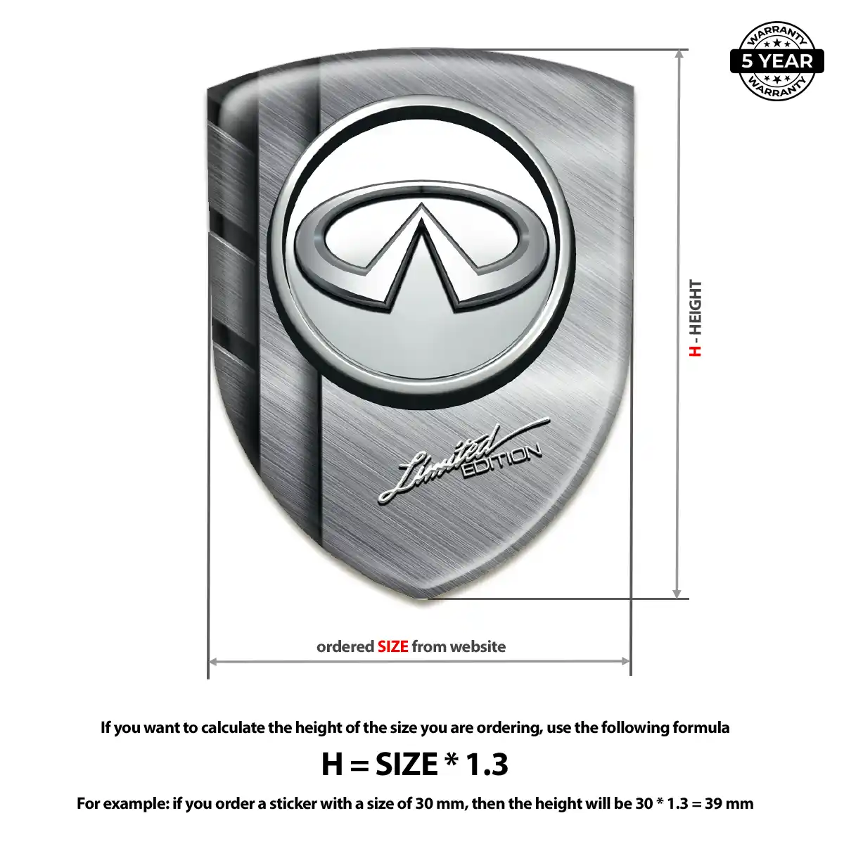 Infiniti Emblem Shield Sport Tuning