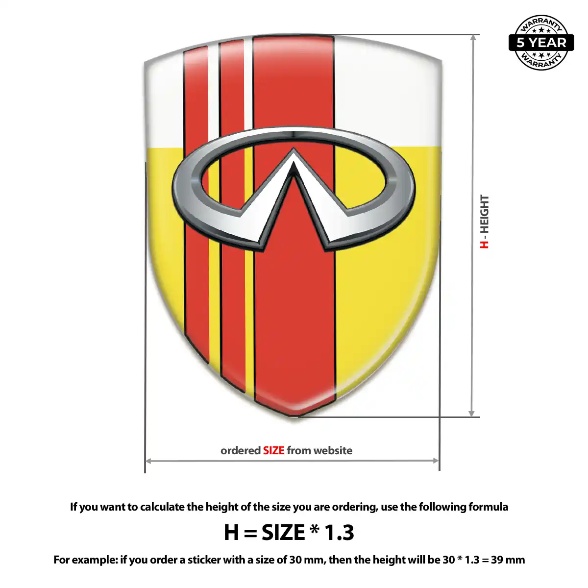 Infiniti Emblem Shield Street Tuning