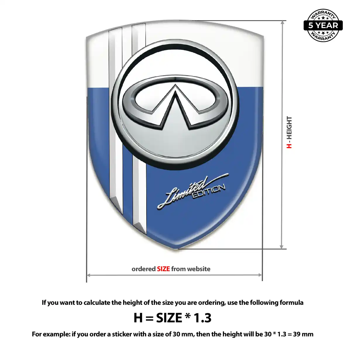 Infiniti Emblem Shield Superior Craft