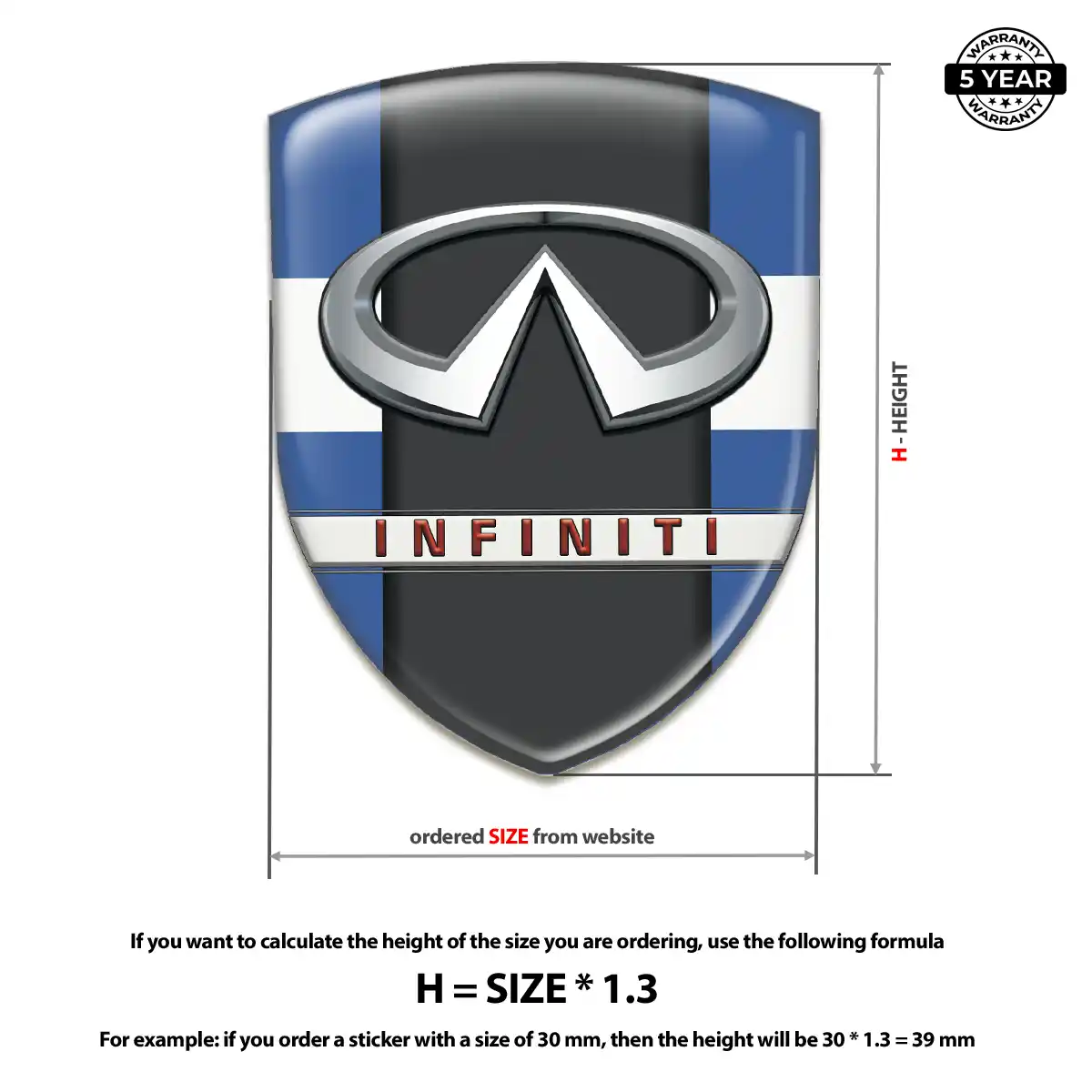 Infiniti Emblem Silicone Auto Tuning