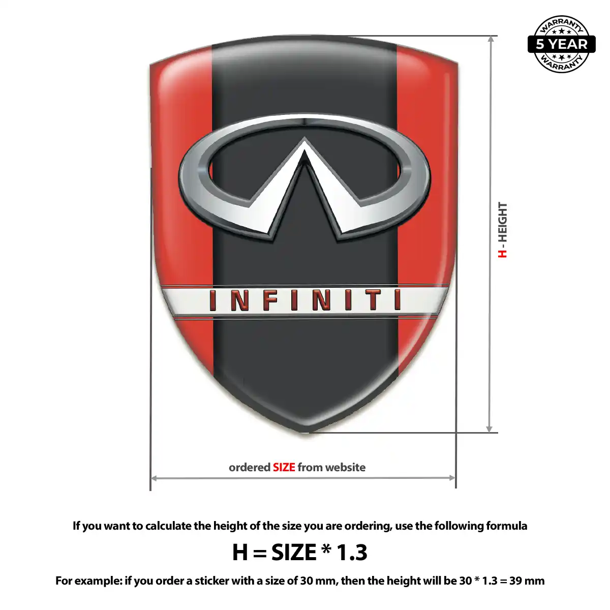Infiniti Emblem Silicone Cabin Style