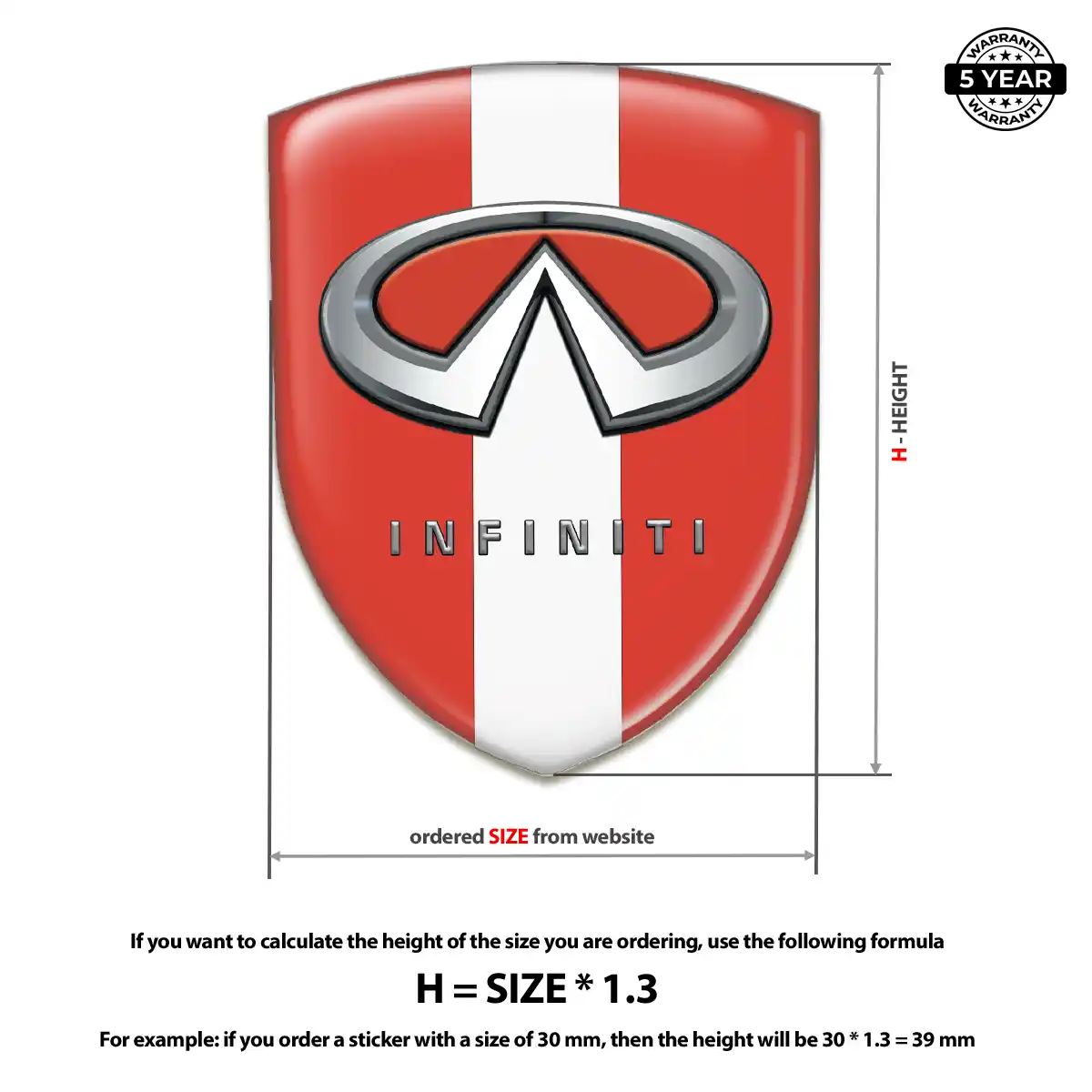 Infiniti Emblem Silicone Deluxe Edition