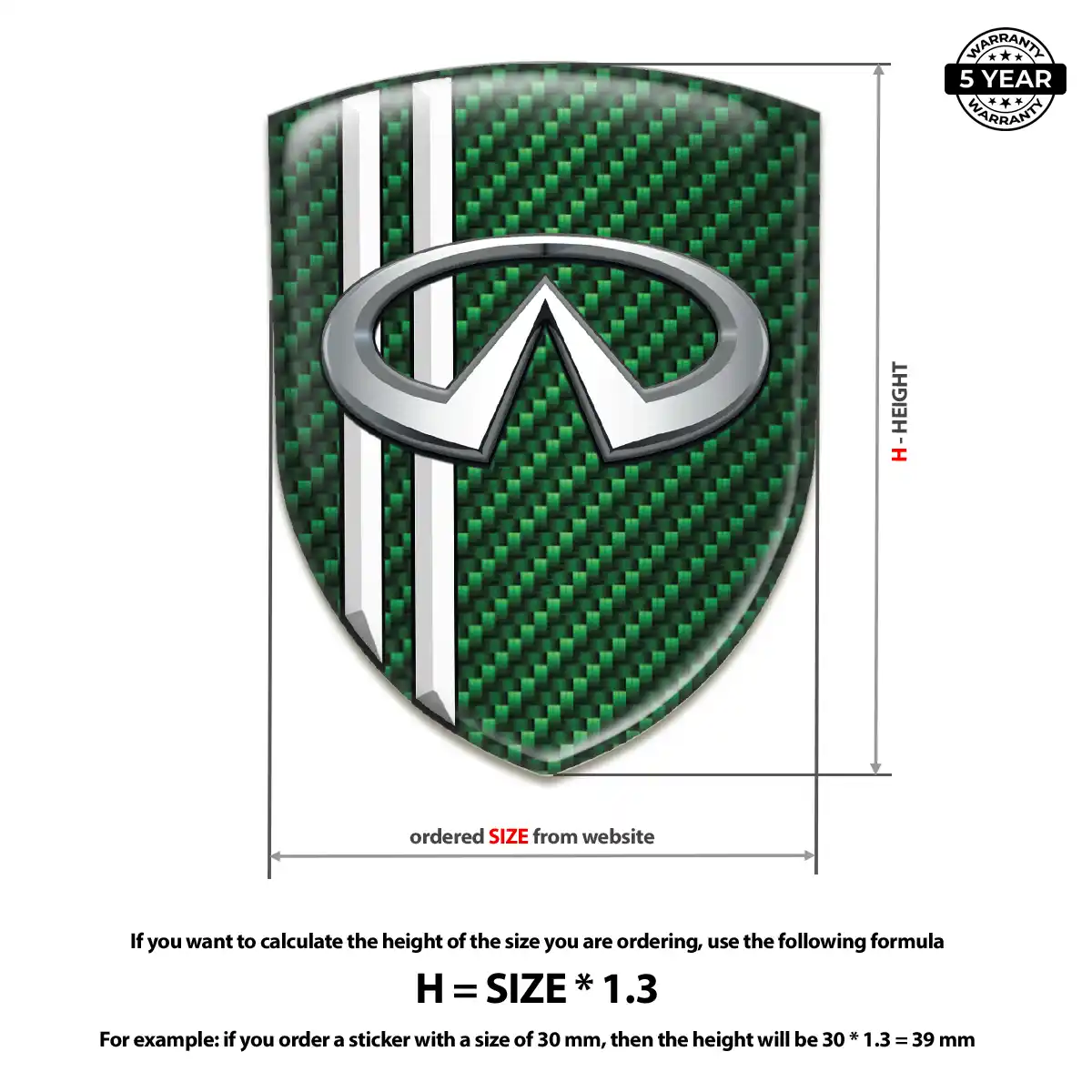 Infiniti Emblem Silicone Interior Elegance