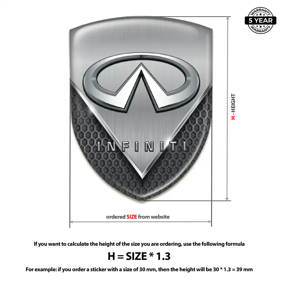 Infiniti Emblem Silicone Noble Edition