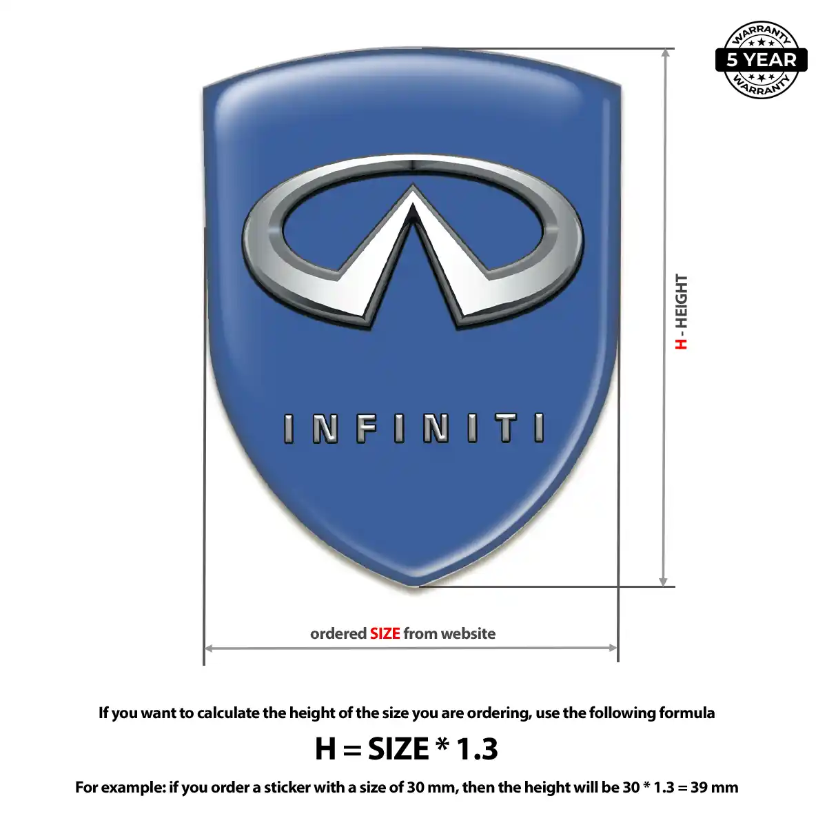 Infiniti Emblem Silicone Opulent Line
