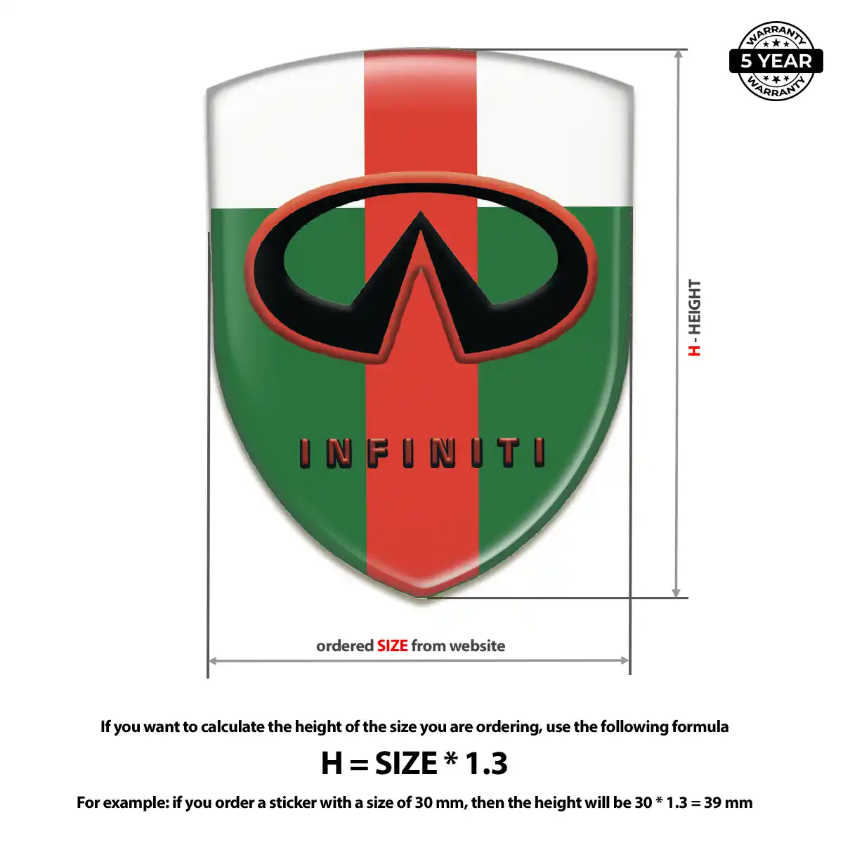 Infiniti Emblem Silicone Outer Style