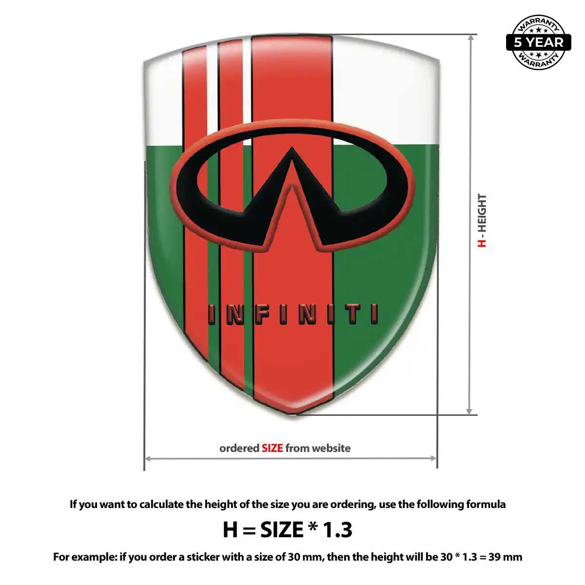 Infiniti Emblem Silicone Performance Style