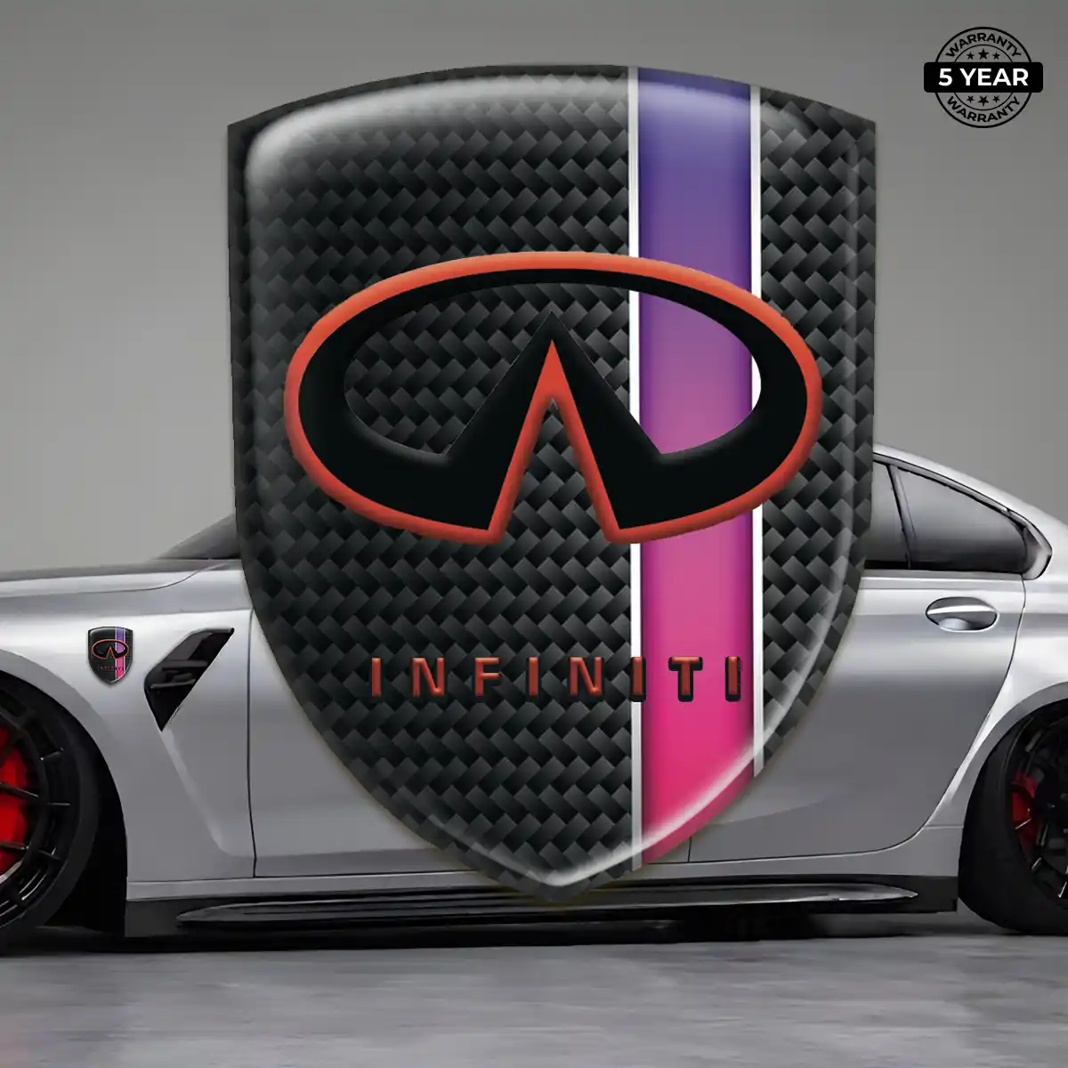 Infiniti Emblem Silicone Refined Design