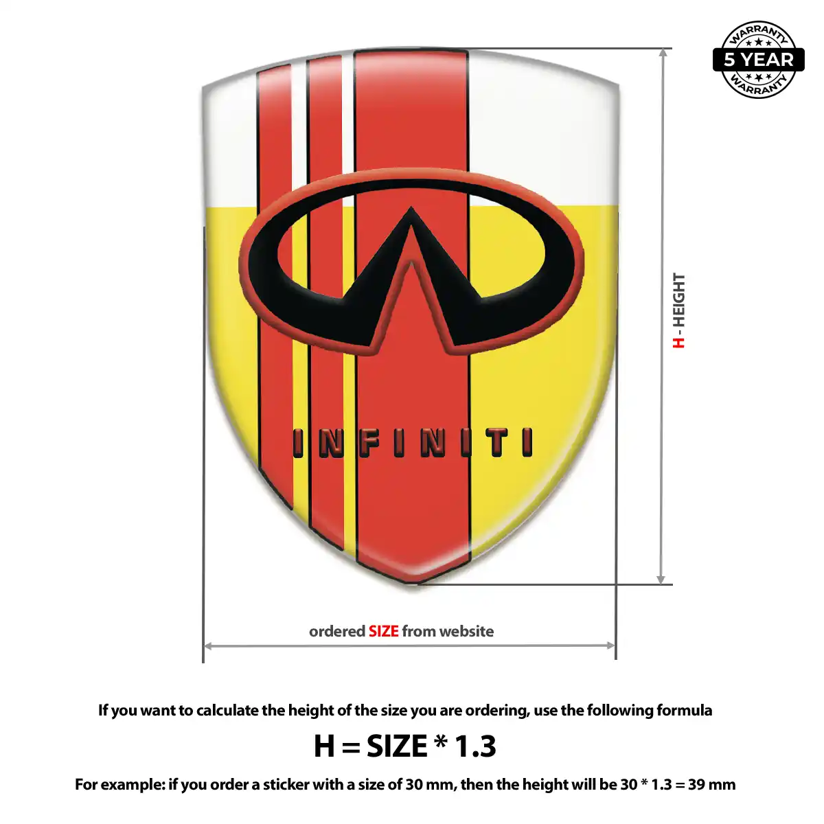 Infiniti Emblem Silicone Street Tuning