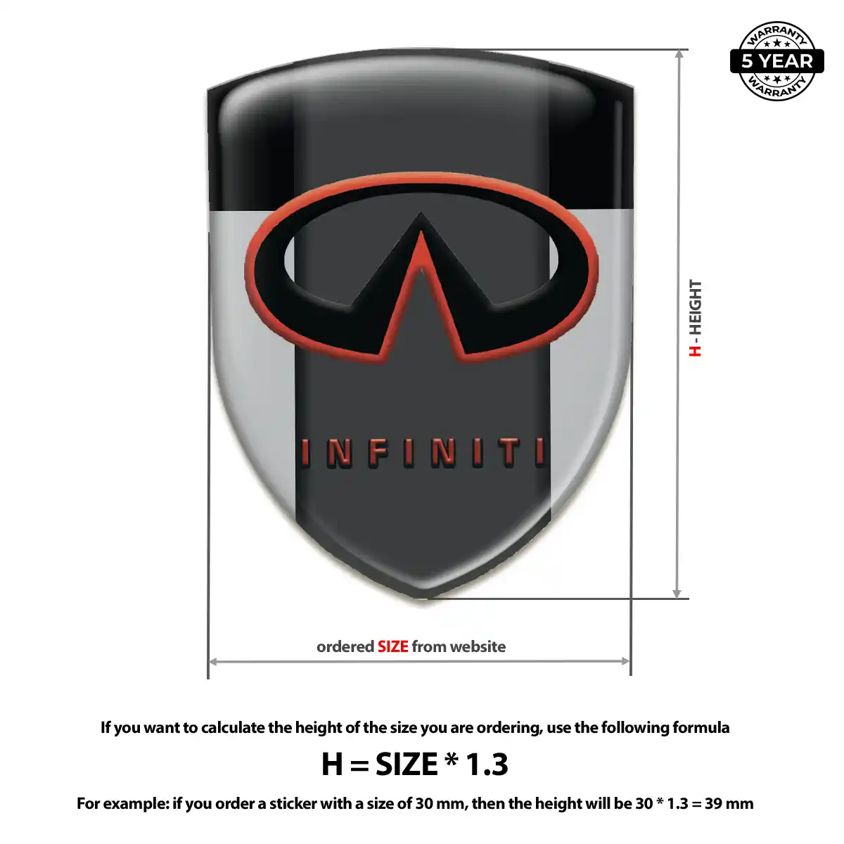 Infiniti Emblem Sleek Style