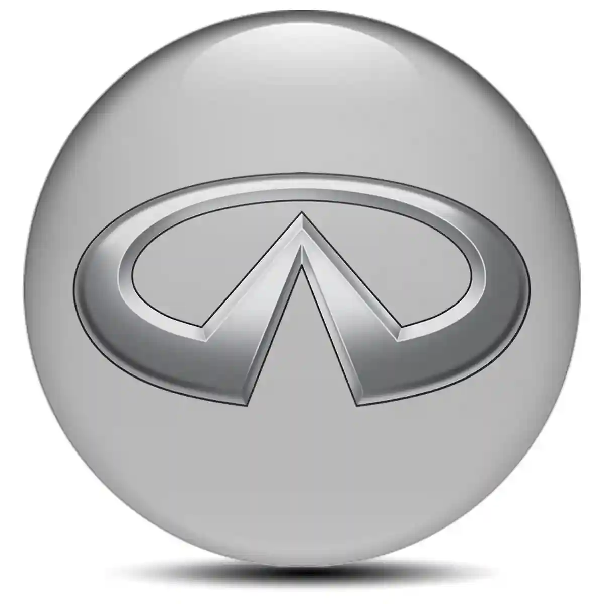 Infiniti Emblem Wheel Center Caps Self-Adhesive Sleek Style