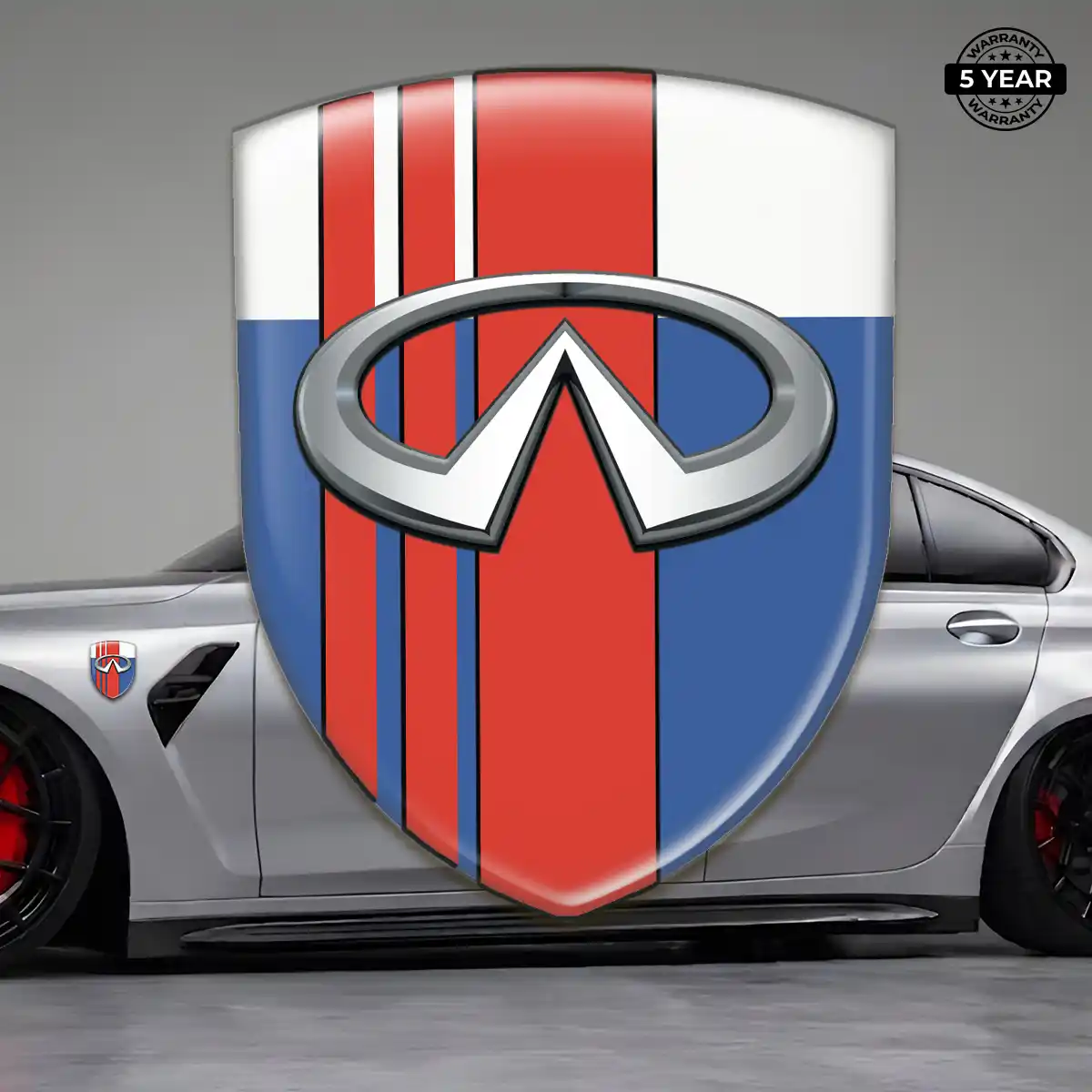 Infiniti Epoxy Domed Sticker Auto Tuning