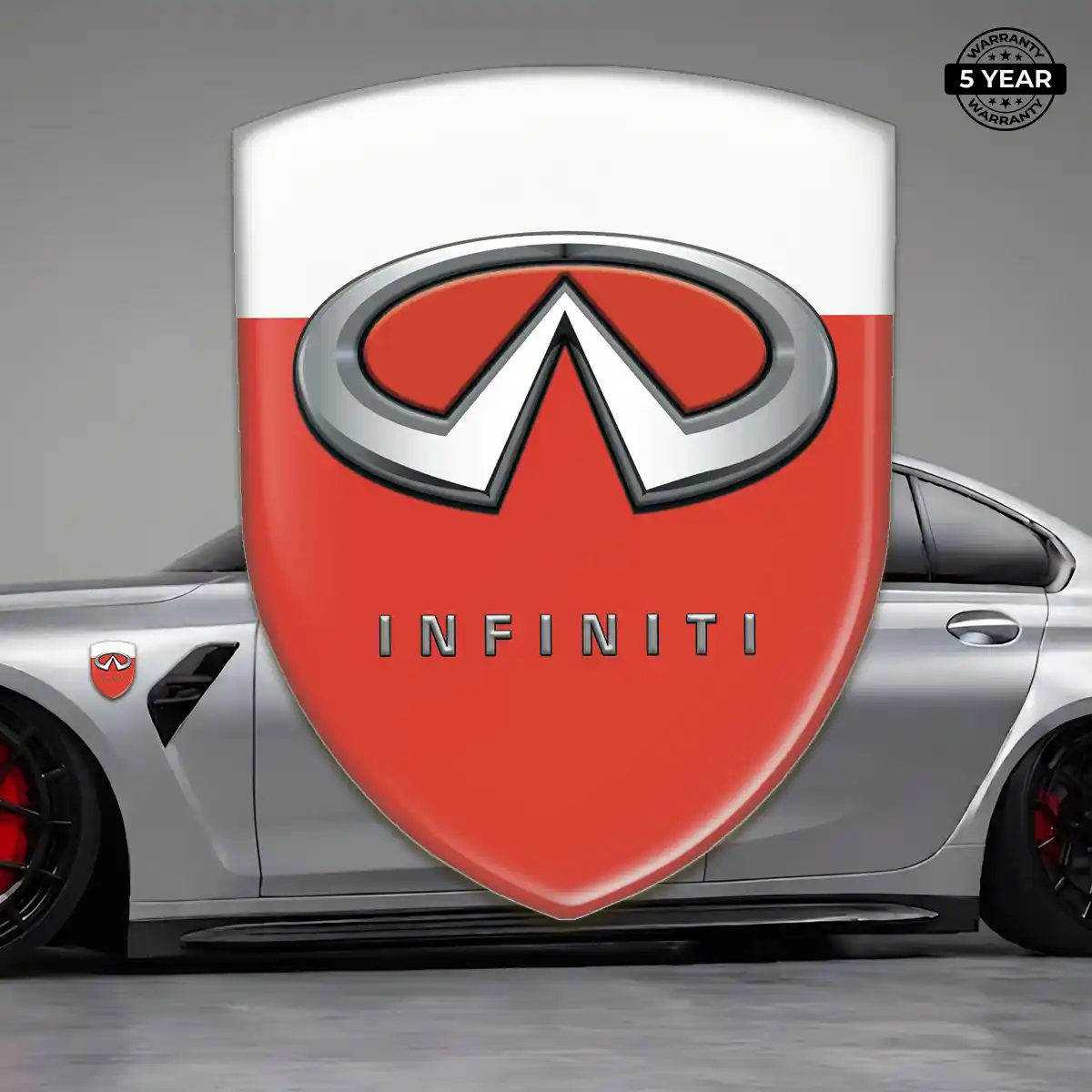Infiniti Epoxy Domed Sticker Elite Finish