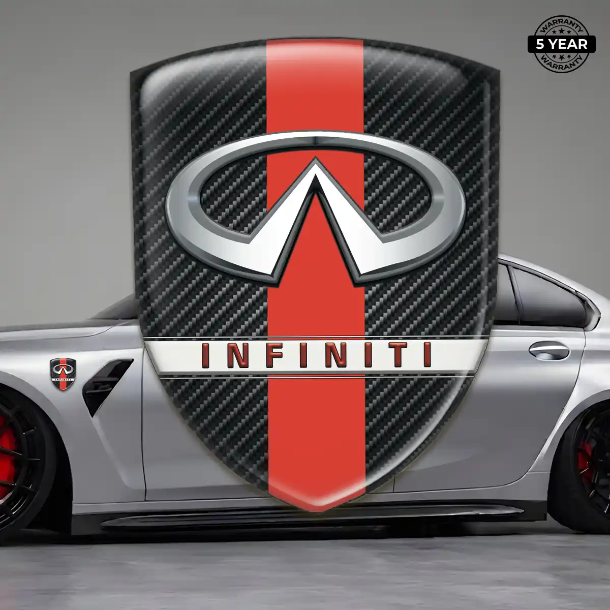 Infiniti Epoxy Domed Sticker Interior Luxe