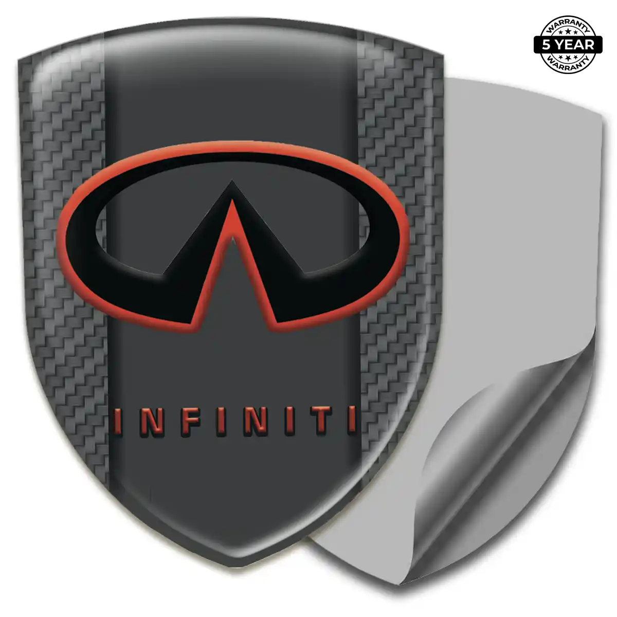 Infiniti Epoxy Domed Sticker Opulent Line