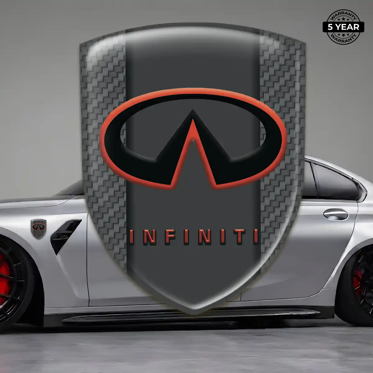 Infiniti Epoxy Domed Sticker Opulent Line
