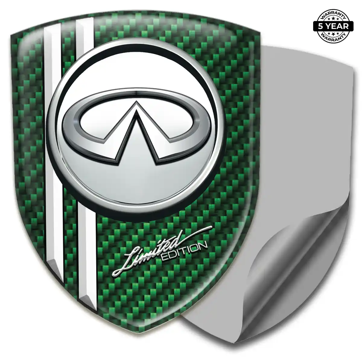 Infiniti Epoxy Domed Sticker Outer Style