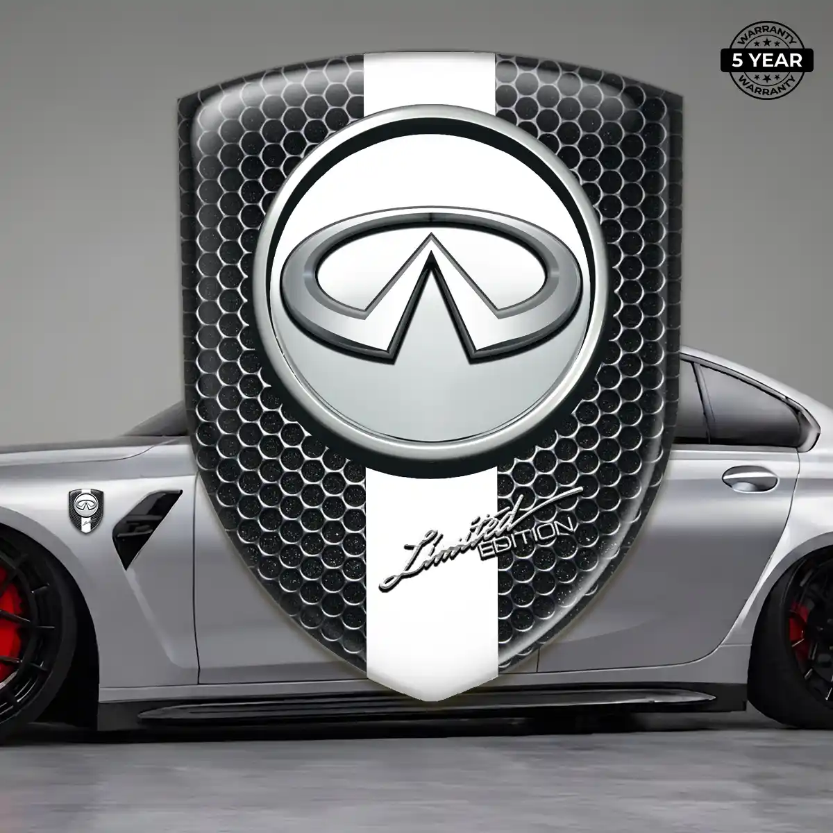 Infiniti Epoxy Domed Sticker Performance Style