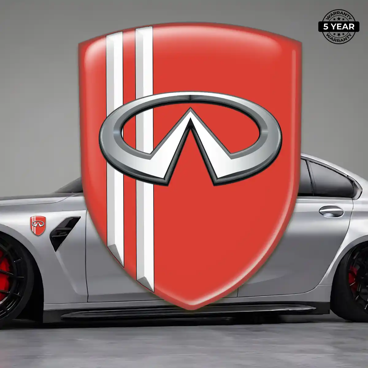 Infiniti Epoxy Domed Sticker Signature Grade