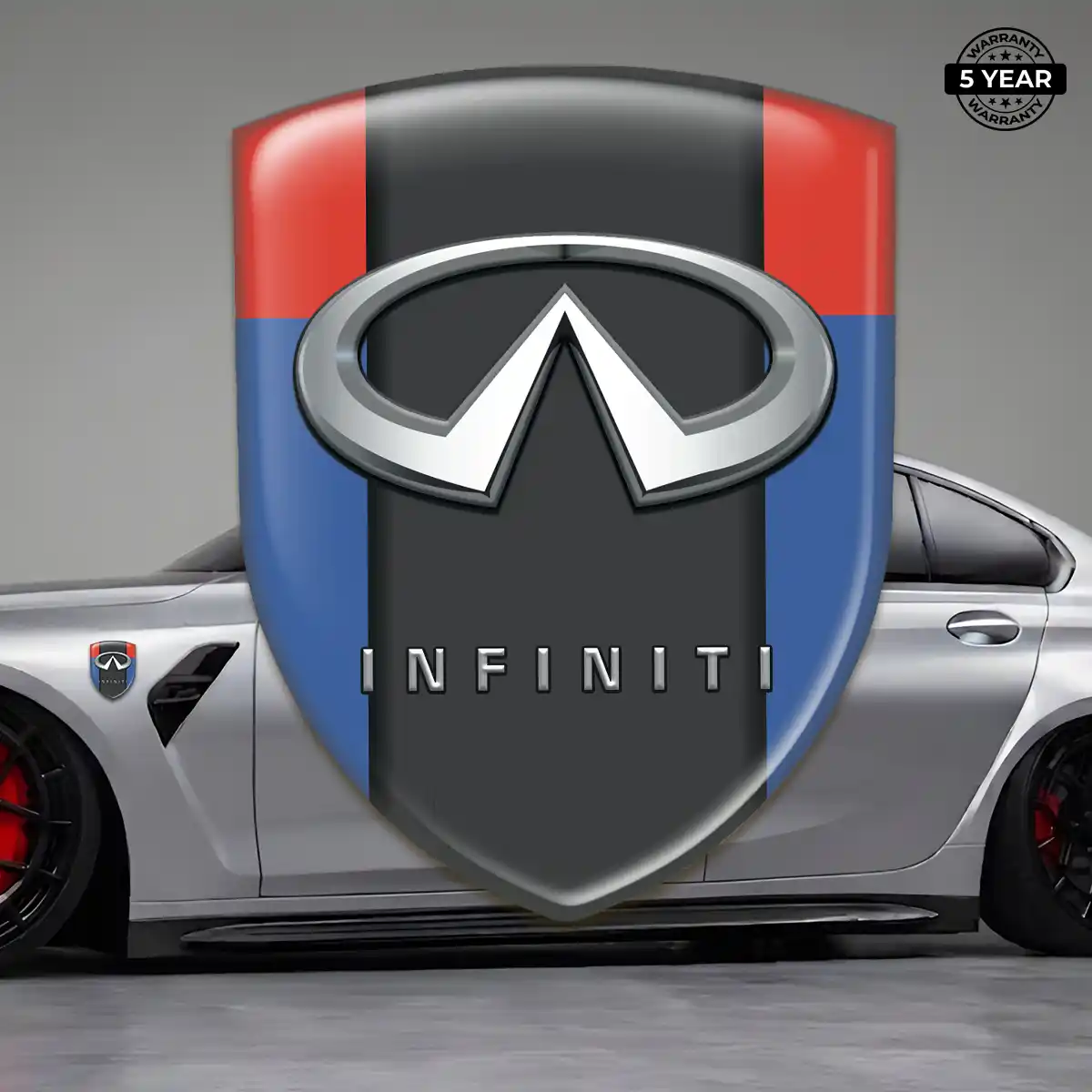 Infiniti Epoxy Domed Sticker Street Tuning