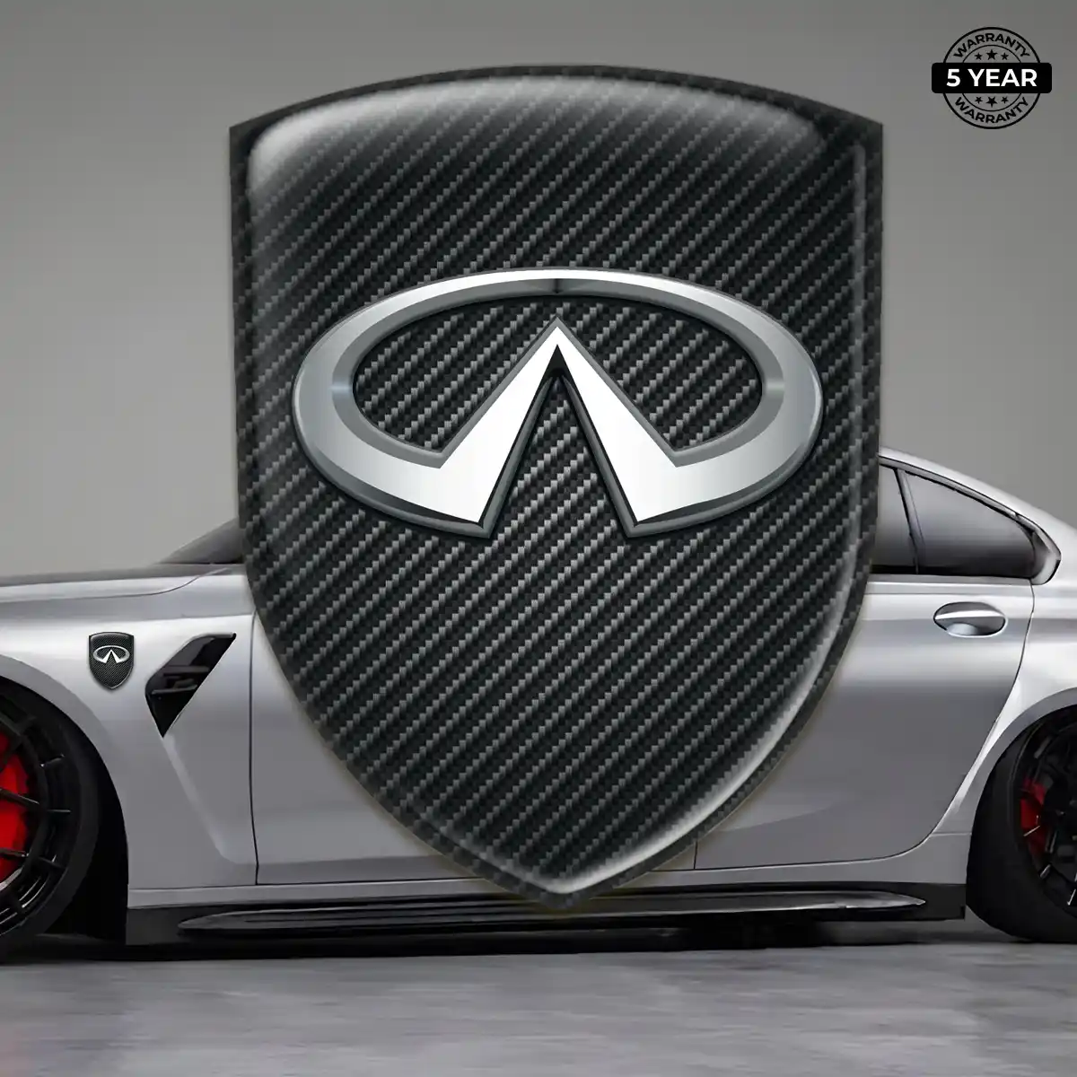 Infiniti Gel Badge Sticker Auto Tuning
