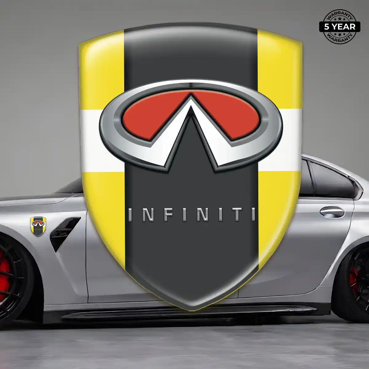 Infiniti Gel Badge Sticker Elite Edition