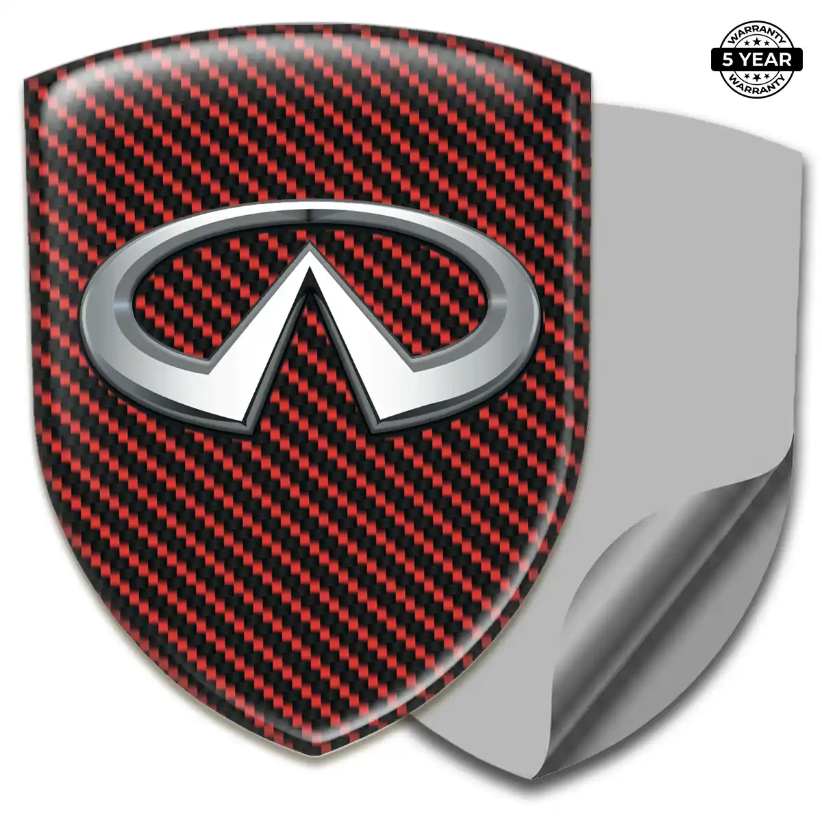 Infiniti Gel Badge Sticker Exterior Luxe