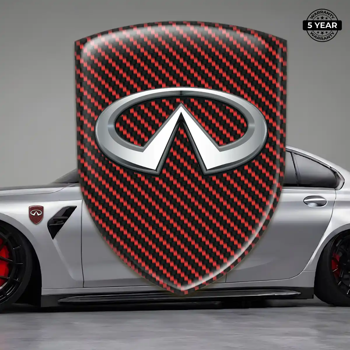 Infiniti Gel Badge Sticker Exterior Luxe
