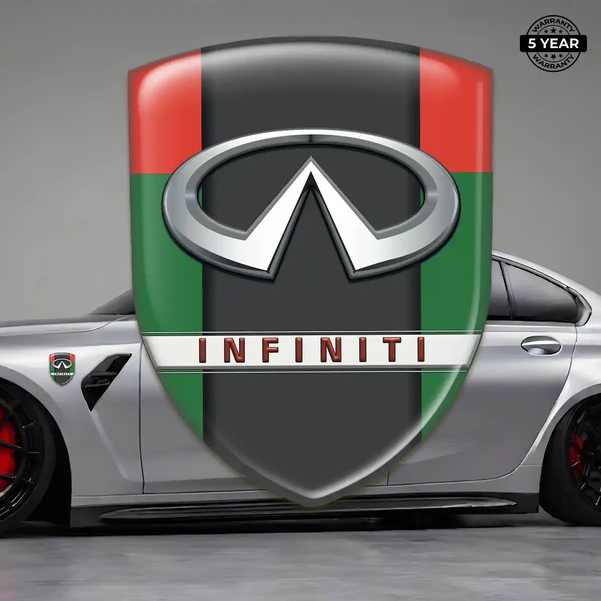 Infiniti Gel Badge Sticker Interior Elegance