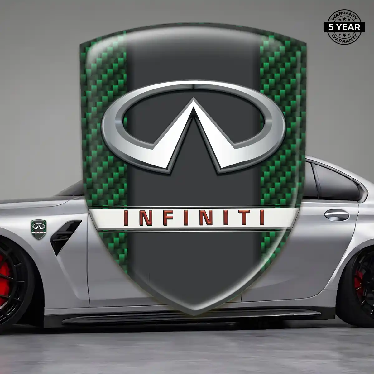 Infiniti Gel Badge Sticker Noble Edition
