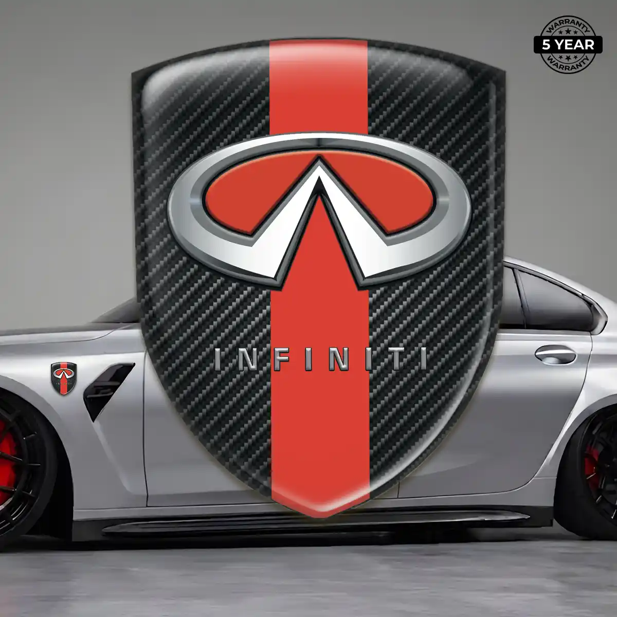 Infiniti Gel Badge Sticker Opulent Line