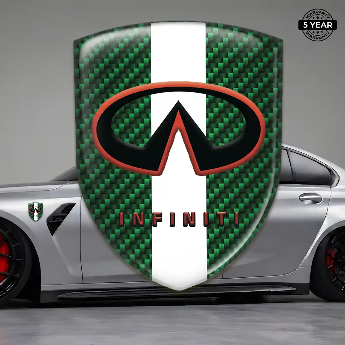 Infiniti Gel Badge Sticker Performance Style