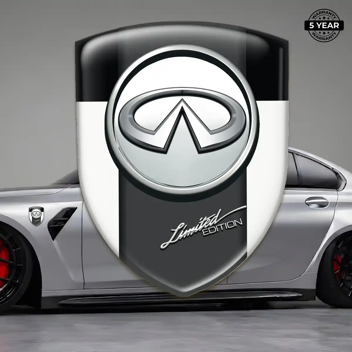 Infiniti Gel Badge Sticker Prestige Line