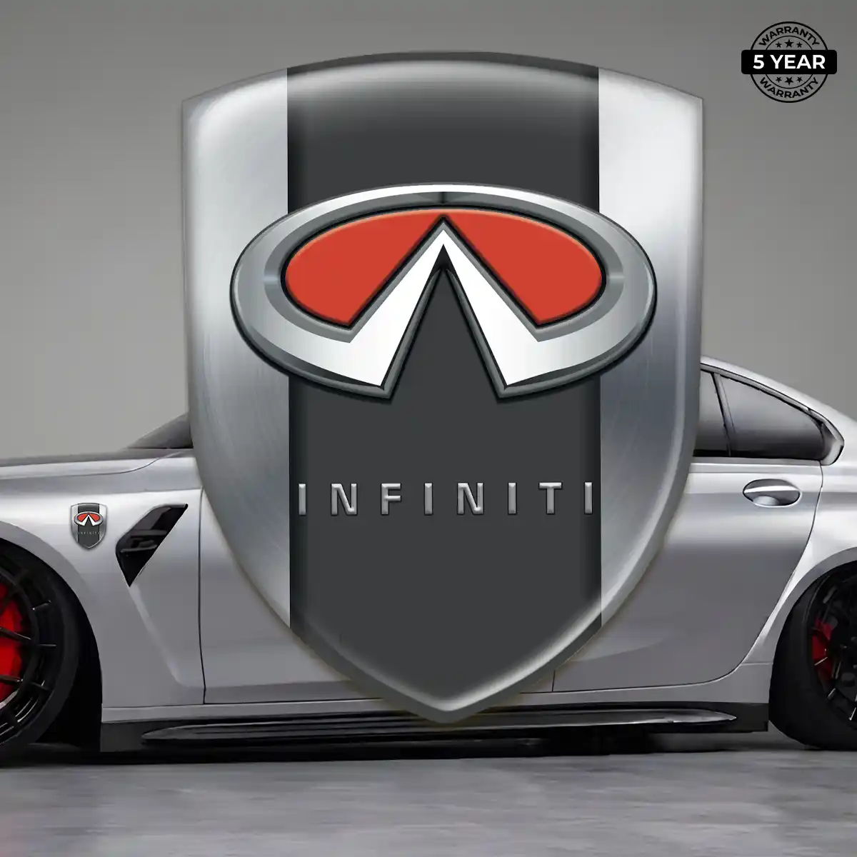 Infiniti Gel Badge Sticker Resin Elite